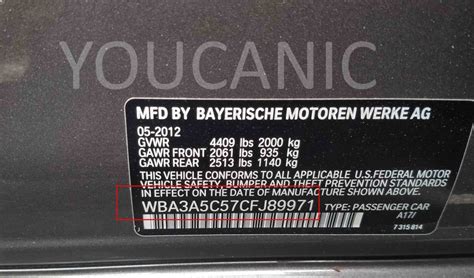 Bmw Tires By Vin Number